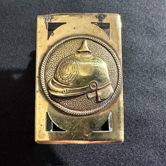 Ref: XXX - WW1 Prussian/ German Brass Vesta Case/ Holder.